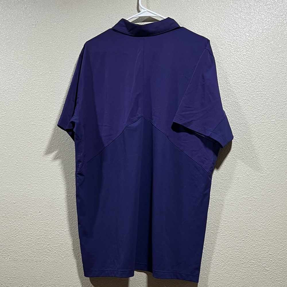 Nike Purple Kansas State Wildcats Polo with White & Silver Accents - Picture 3 of 5